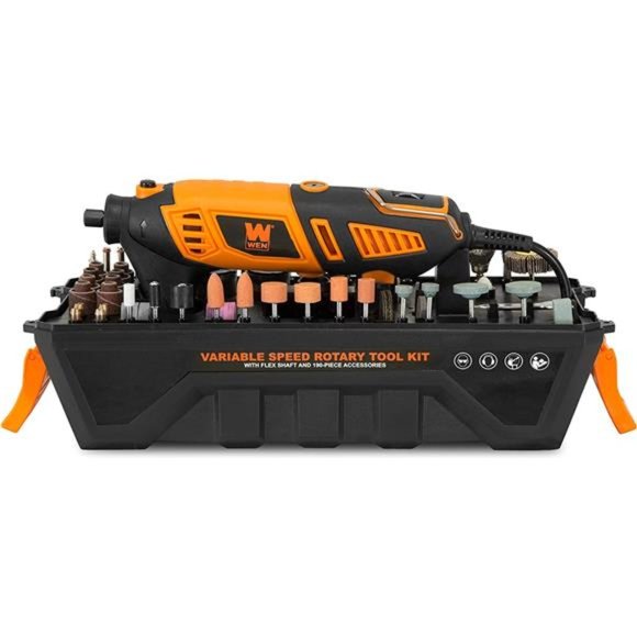 1.3-Amp Variable Speed Steady-Grip Rotary Tool with 190-Piece Accessory Kit - Picture 5 of 7